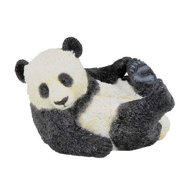 (image for) Cub on His Back Panda Bear Figurine