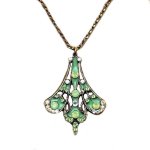 (image for) Opal Fan Pendant Necklace by Anne Koplik Design