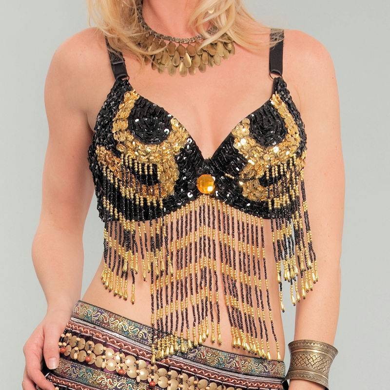 (image for) Black Vixen Belly Dance Costume Top