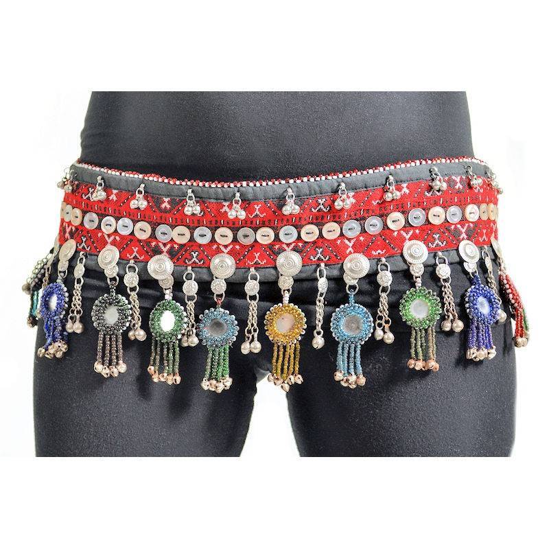 (image for) Tribal Belt with Charms for Belly Dance Costume
