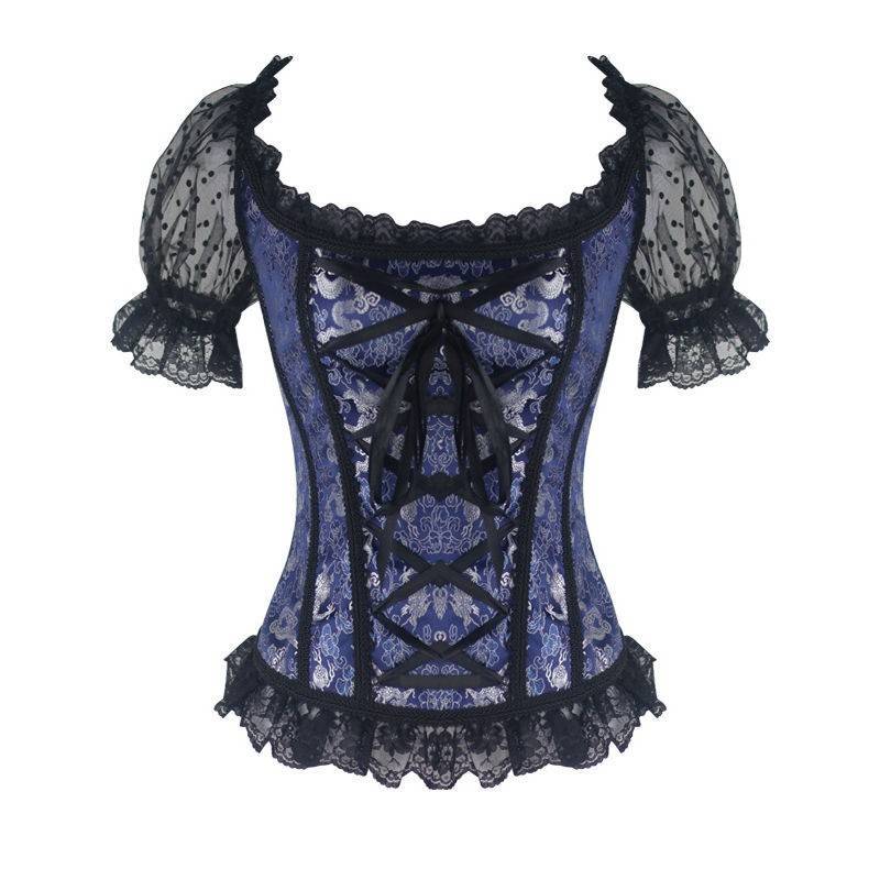 (image for) A Stunning Dragon Empress Corset Top with Sleeves