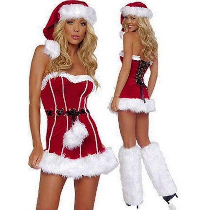 (image for) Santa Baby in Leg Warmers Christmas Costume