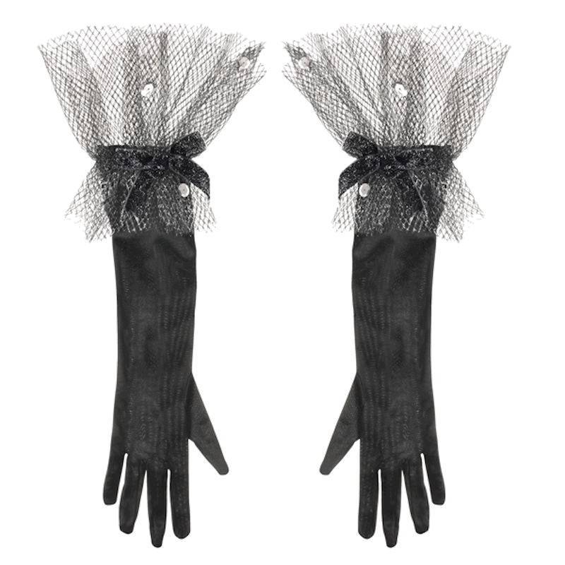 (image for) Elegant Long Black Costume Gloves