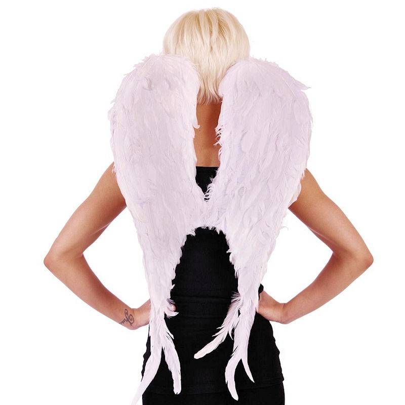 (image for) Cupid Style White Feather Wings