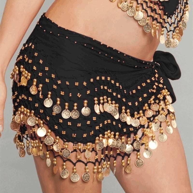 (image for) Gold Coin Hip Scarf Belly Dance Costume