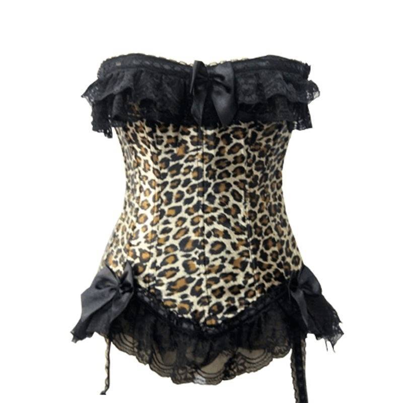 (image for) Cat Woman on the Prowl Corset with Garters