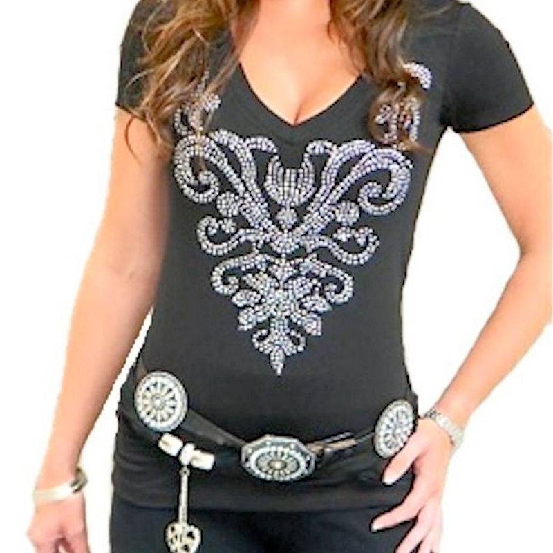(image for) Lavish Lady Rhinestone Shirt by Sabrina Barnett