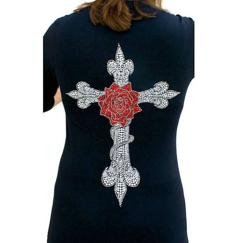 (image for) The Rose Rhinestone Shirt by Sabrina Barnett