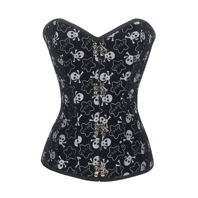 (image for) Skulls & Stars Steel Boned Corset