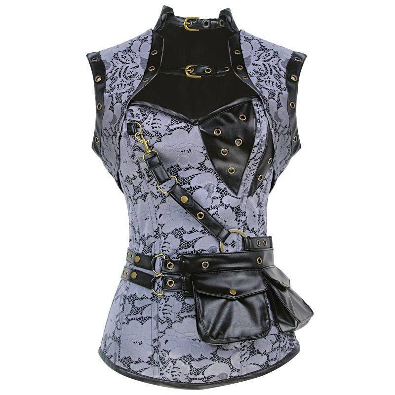 (image for) Steam Punk Princess Steel Boned Corset Also Plus Sizes