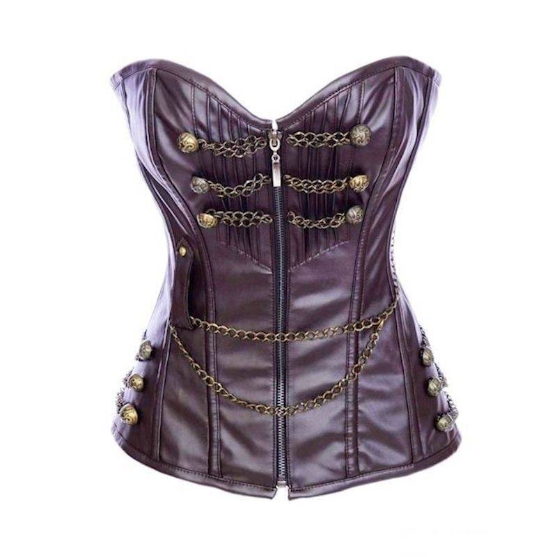 (image for) Motorcycle Babe Steel Boned Corset
