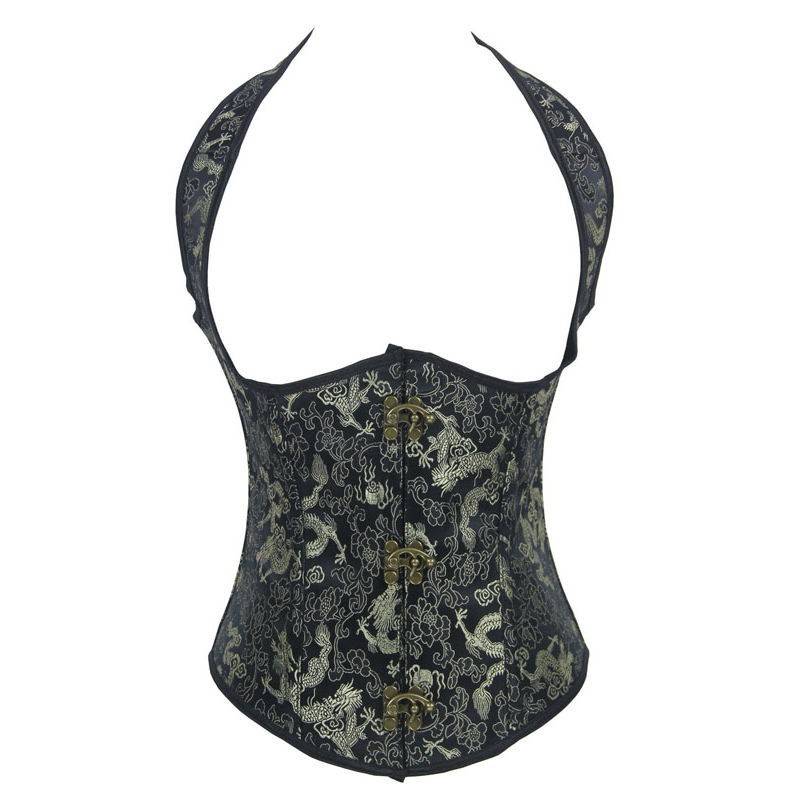 (image for) Golden Dragons Steel Boned Underbust Corset