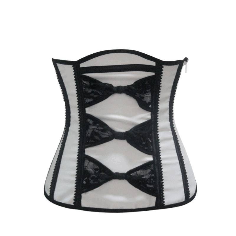 (image for) Domino Splendor Underbust Corset for a Black & White Ball
