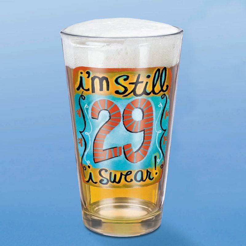(image for) I'm Still 29 I Swear Birthday Beer Glass