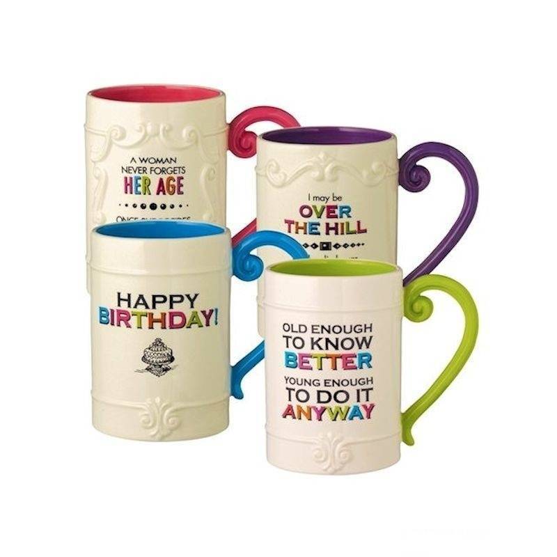 (image for) Over the Hill Birthday Coffee Mug by Grasslands Road