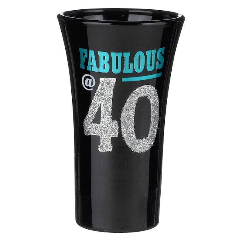 (image for) 40th Birthday Shot Glass by Grasslands Road
