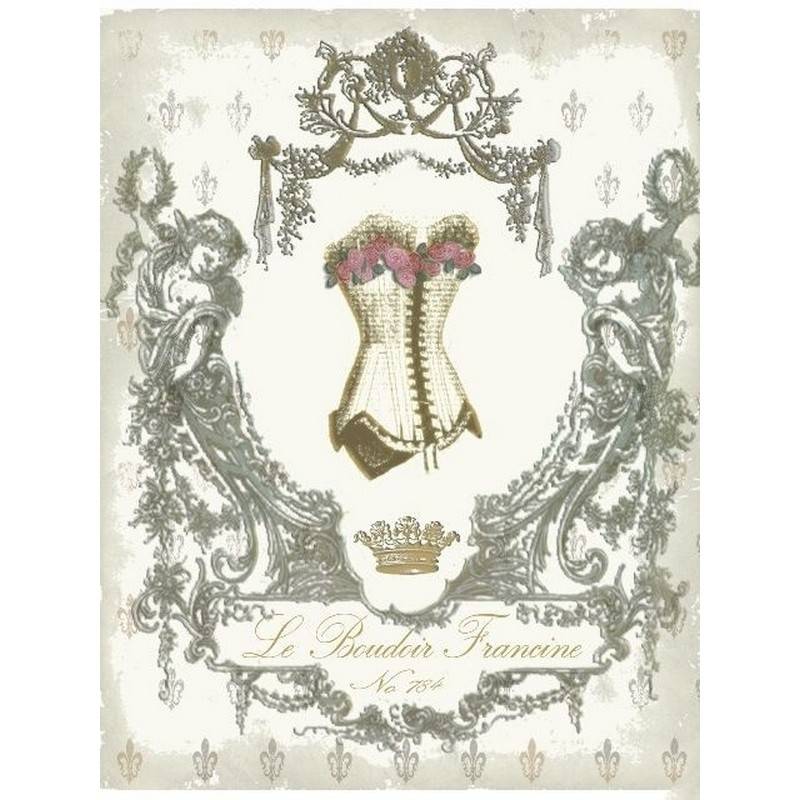 (image for) Rose Enchantress Corset Wall Art