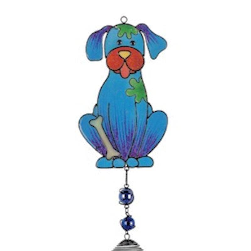(image for) Dog Figurine Garden Wind Chime