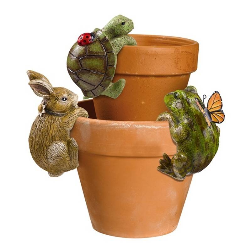 (image for) Animal Garden Figurine Pot Clinger