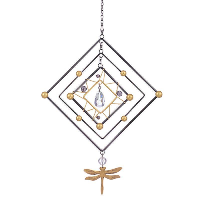 (image for) Dragonfly Diamond Hanging Garden Ornament