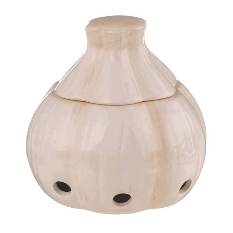 (image for) Ceramic Garlic Bulb Figurine Garlic Storage Jar