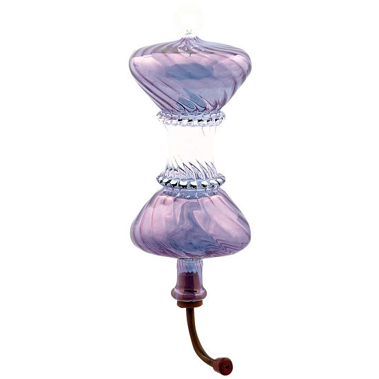 (image for) Hummingbird Feeder Handmade Glass Hour Glass Design