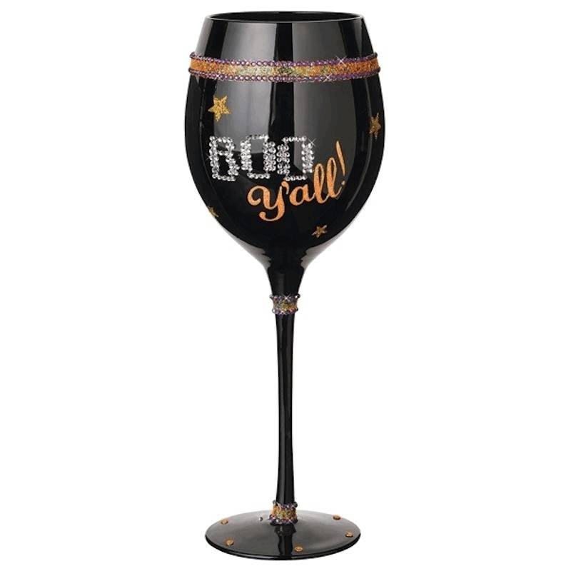 (image for) Boo Y'all Halloween Wine Glass by Grasslands Road
