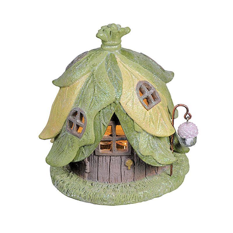 (image for) Light Up Leafy Fairy House with Remote by Grasslands Road