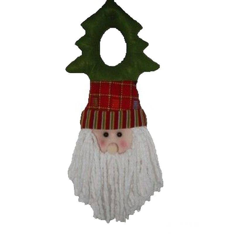 (image for) Santa Christmas Plush Door Knob Decor