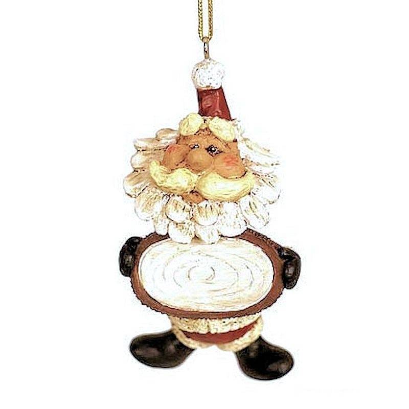 (image for) Sign to Personalize Christmas Ornament Santa Figurine