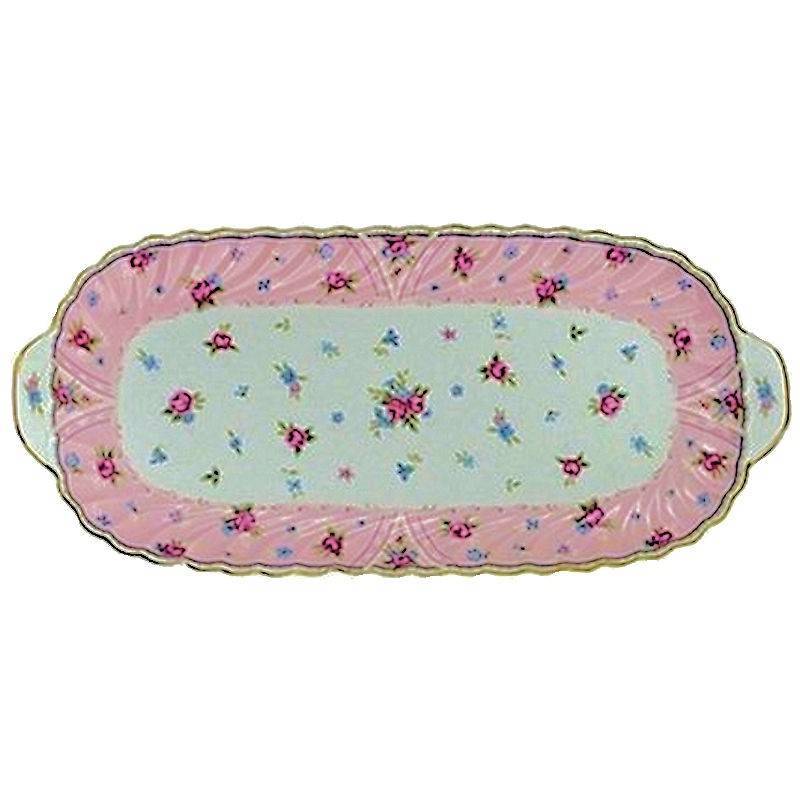 (image for) Petite Rose Design Serving Platter from Andrea by Sadek