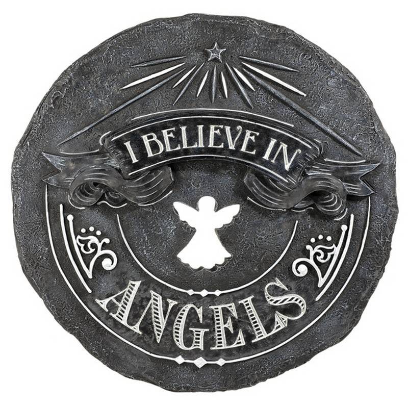 (image for) I Believe In Angels Garden Sign or Stepping Stone
