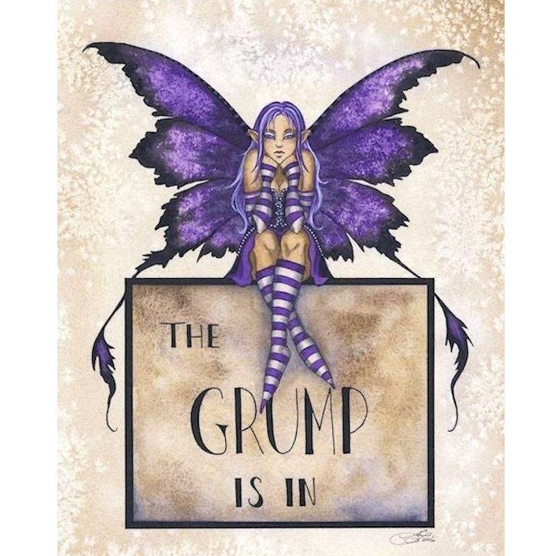 (image for) The Grump is IN Fairy Fantasy Art by Amy Brown