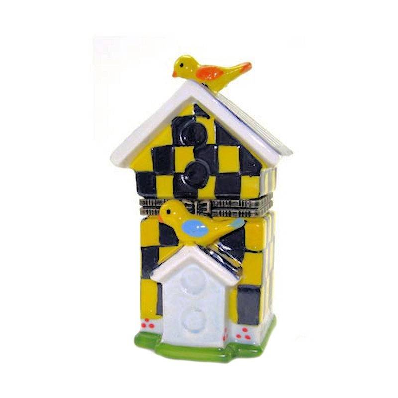 (image for) Checker Style Mansion for Birds Trinket Box Birdhouse