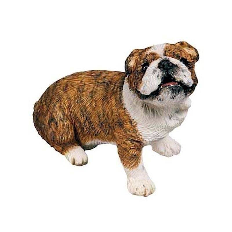(image for) Bulldog Kitchen Magnet Brindle Style Dog Figurine