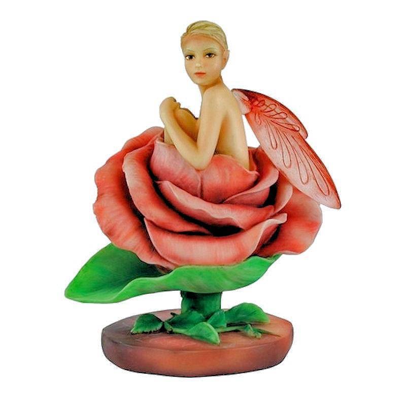 (image for) Charmed Rose Fairy Figurine by Rachael Tallamy