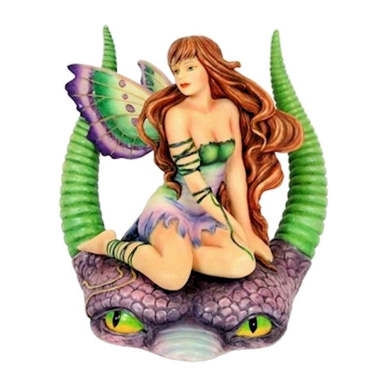 (image for) Dragon Fae Purple Fairy Figurine by Selina Fenech