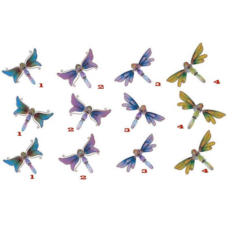 (image for) Beaded Dragonfly Figurine Kitchen Magnet