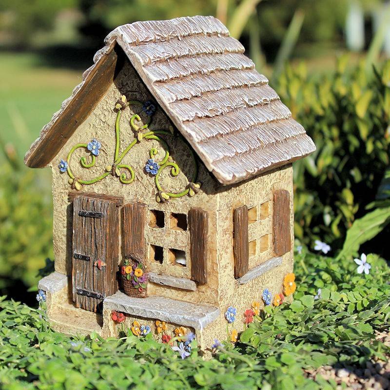 (image for) Pansy Place Fairy House Garden Figurine