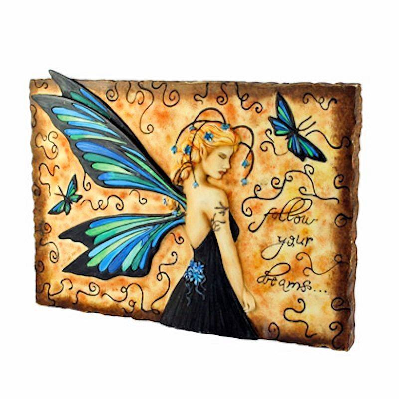 (image for) Follow Your Dreams Sculpted Fairy Fantasy Art