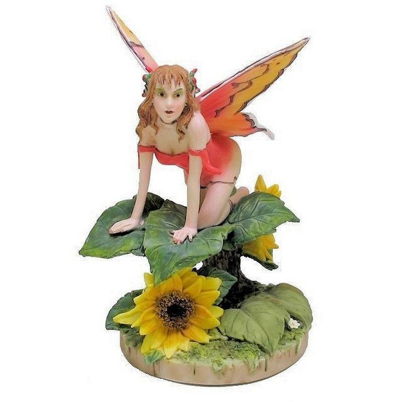 (image for) Sunflower Fairy Figurine by Linda Ravenscroft