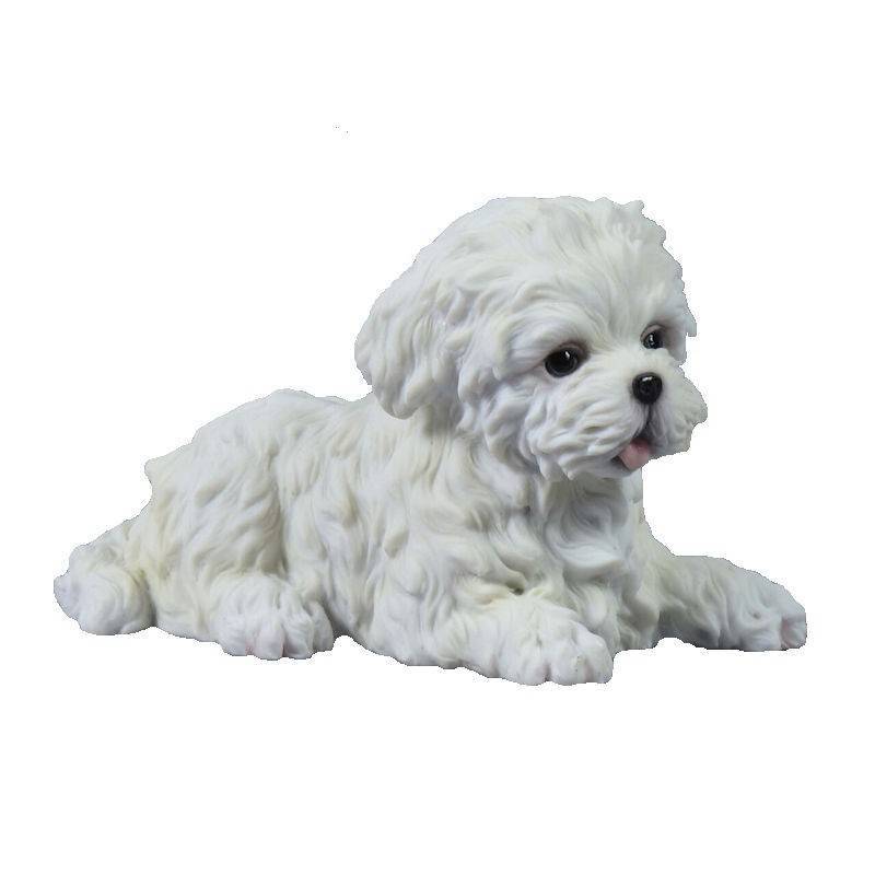 (image for) Maltese Puppy to Adopt Dog Figurine