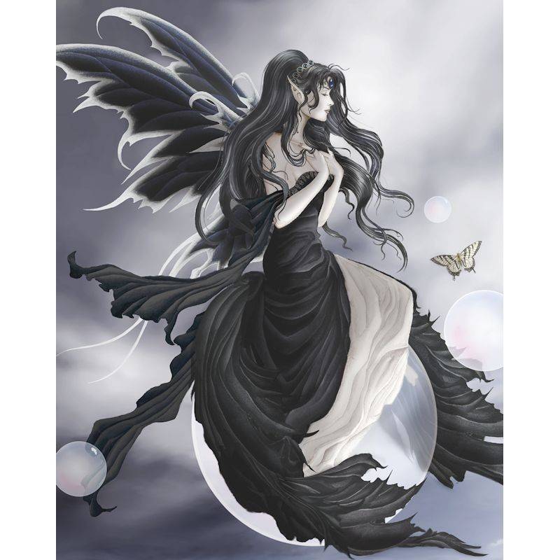 (image for) Gathering Storm Fairy Fantasy Art by Nene Thomas