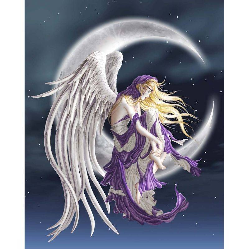(image for) Moon Dreamer Fantasy Art Fairy Mouse Pad by Nene Thomas