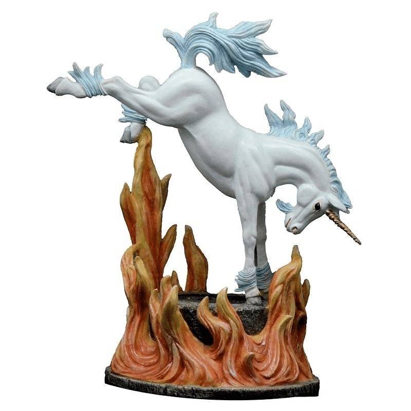 (image for) Inferno Unicorn Figurine Limited Edition by Andrew Hull