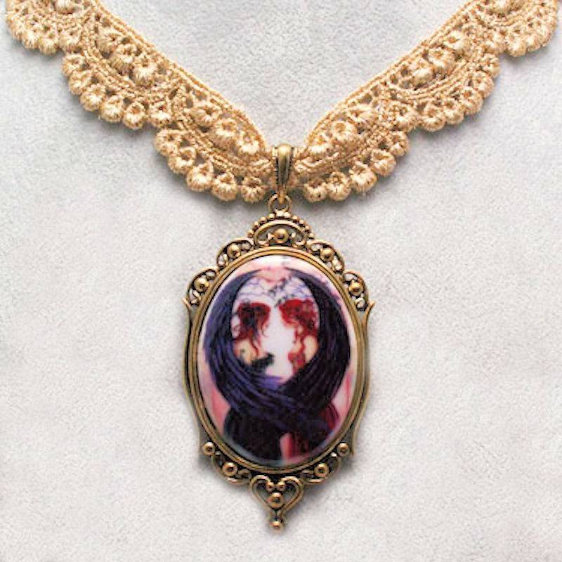 (image for) Sisters Fairy Choker Necklace by Amy Brown