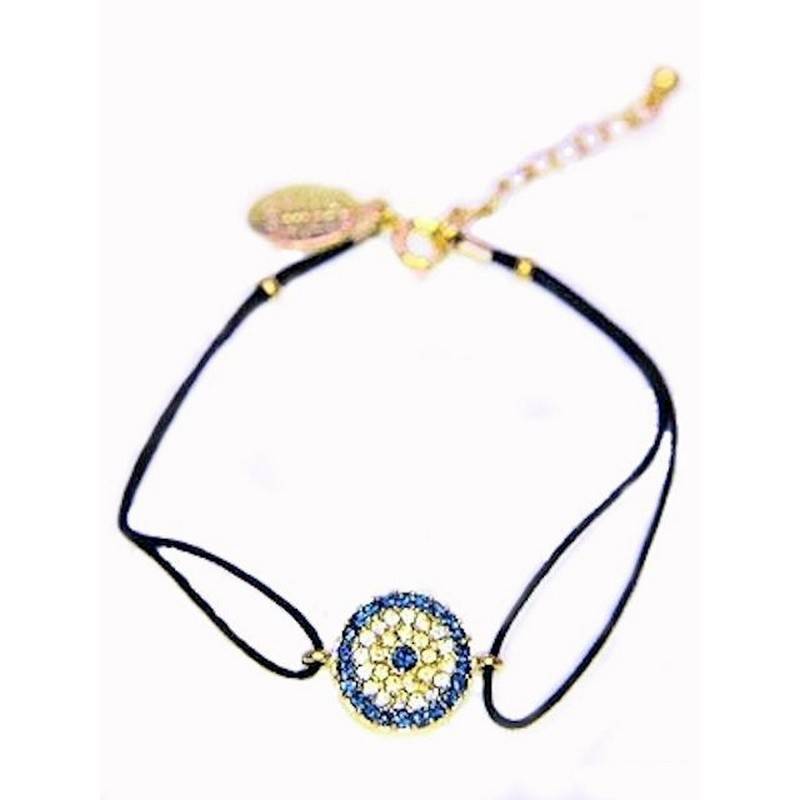 (image for) Crystal Circle Charm Bracelet by Spring Street Designs