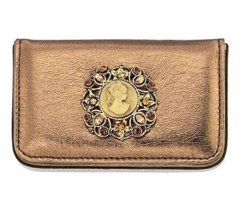(image for) Vintage Cameo Credit Card Wallet by Spring Street Design