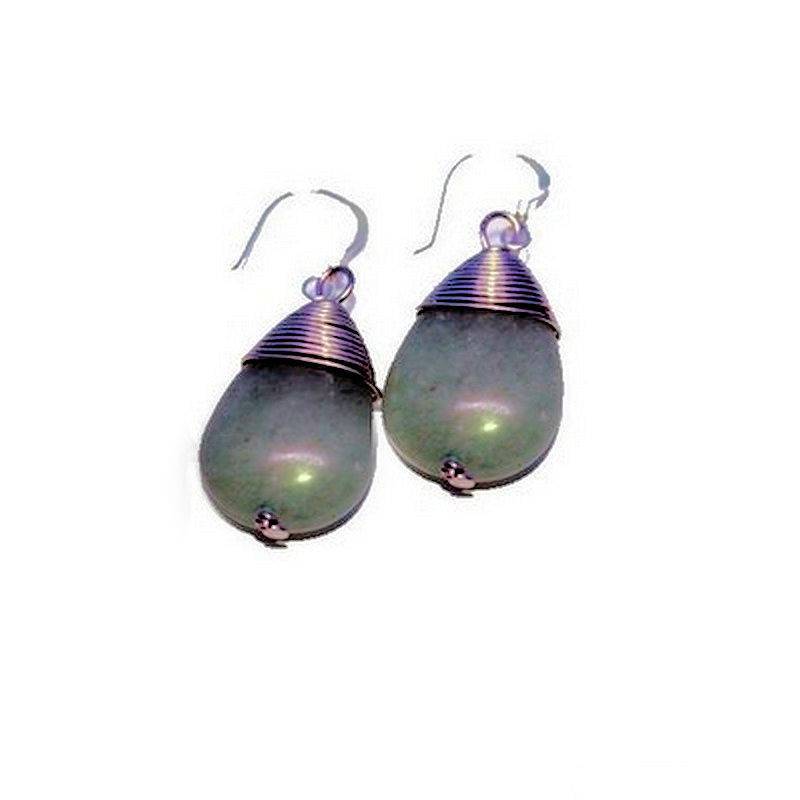 (image for) Aventurine Gemstone Earrings with Special Properties