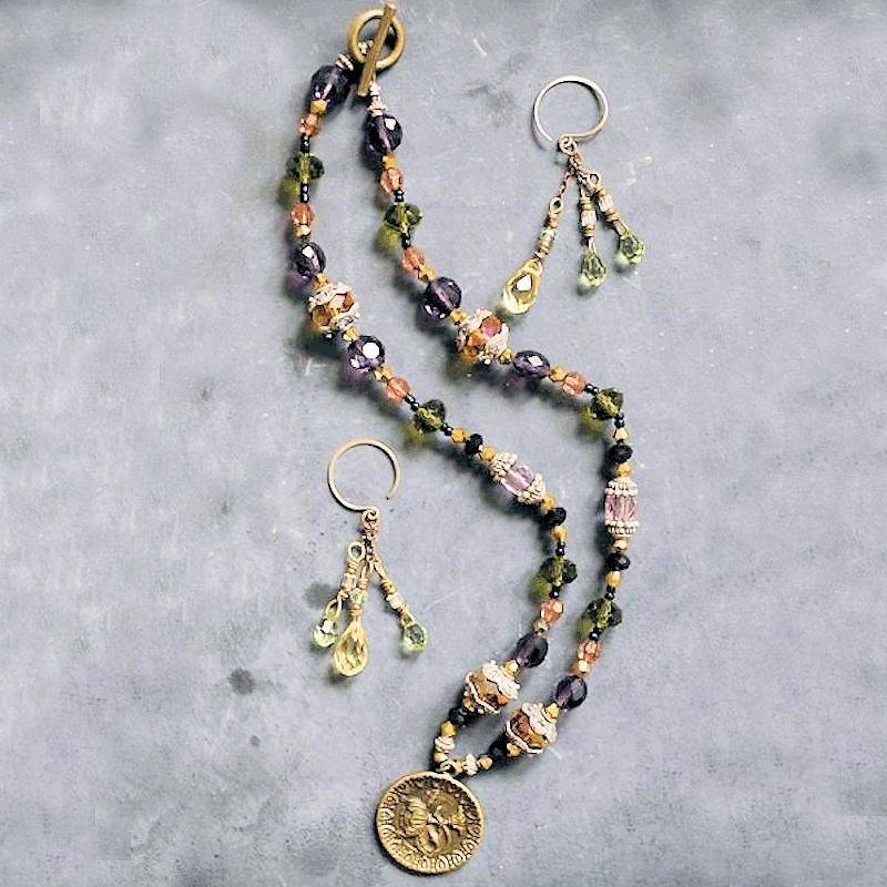(image for) Josephine Gemstone Chandelier Earrings